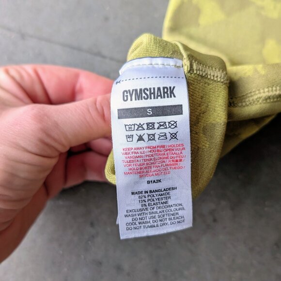 Gymshark Adapt Camo Seamless Sports Bra and Leggings Set Green small - Picture 8 of 9